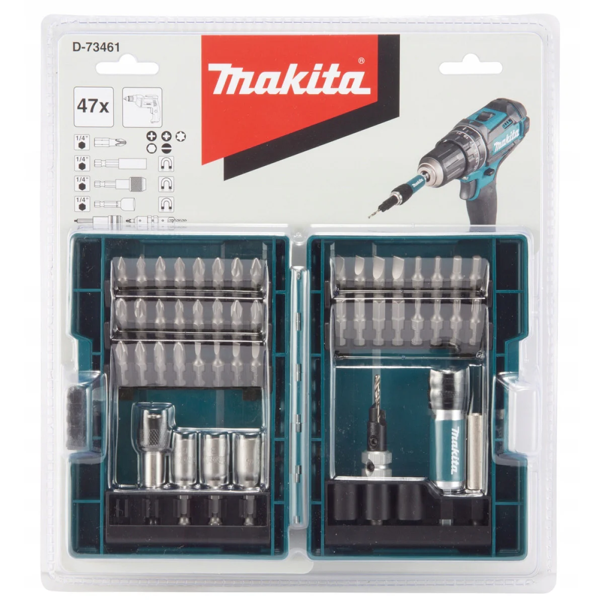 Комплект накрайници Makita D-73461 47 бр. D-73461