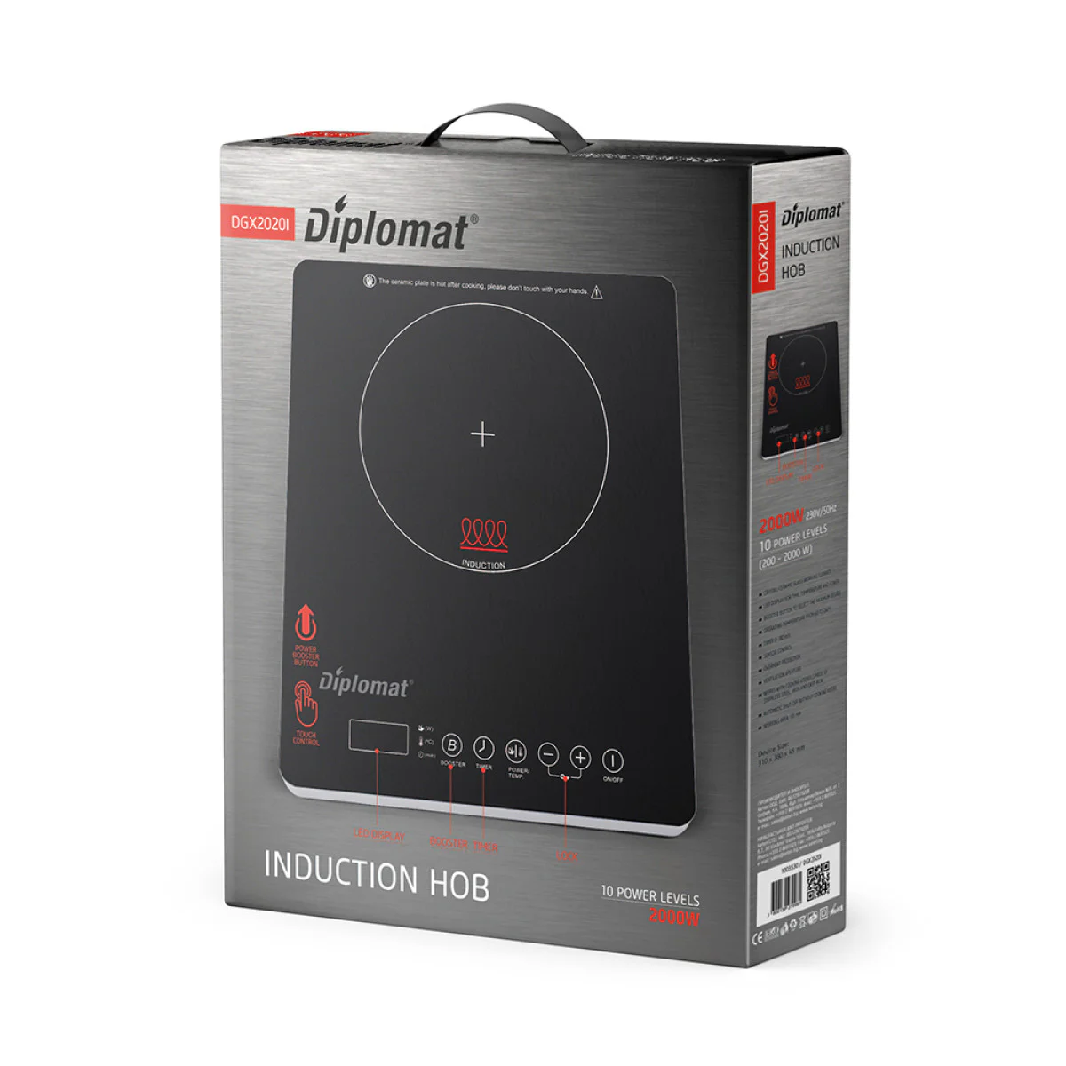 Котлон индукционен Diplomat DGX2020I 1003530
