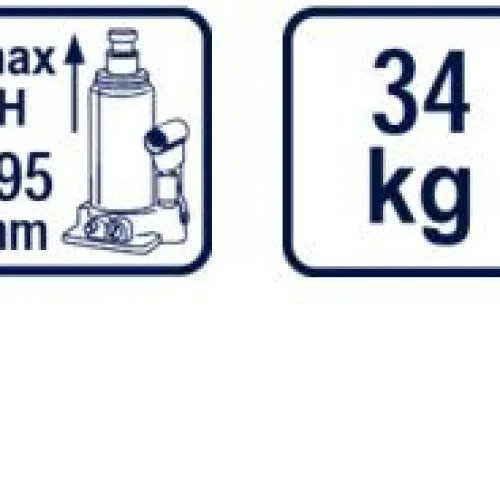 Крик хидравличен тип крокодил 3t 120-495mm RD-TJ03