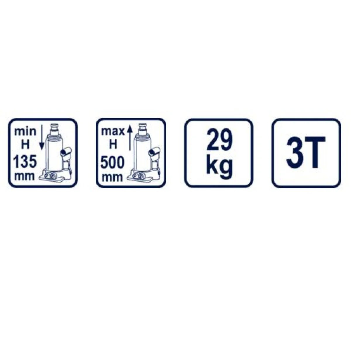 Крик хидравличен тип “крокодил” 3t 135-500mm бързоповдигащ RD-TJ05 300208
