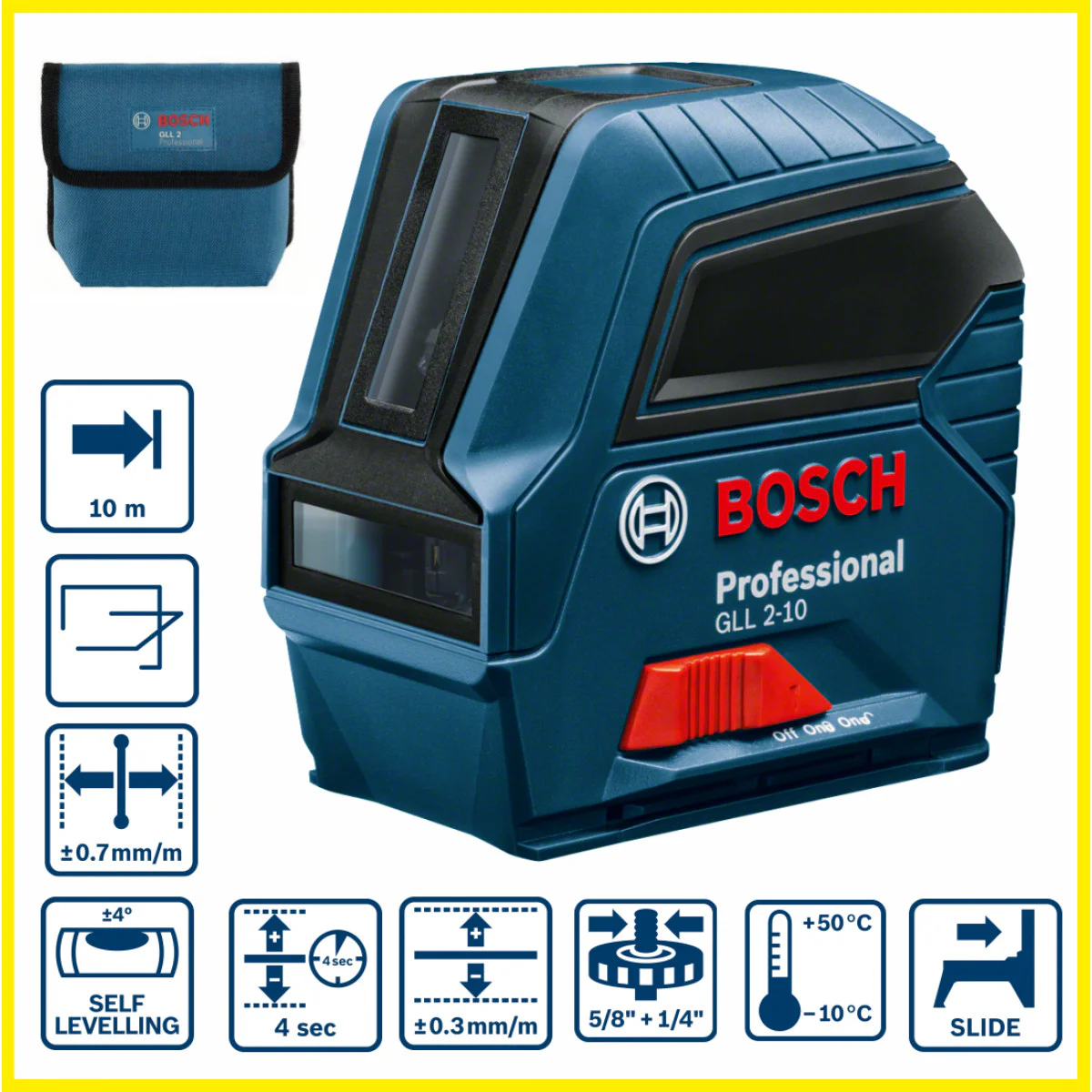Лазерен нивелир BOSCH GLL 2-10 0601063L00 Лазерен нивелир BOSCH GLL 2-10 0601063L00