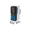 Лазерена ролетка, Bosch GLM 50-27 CG, BA 3.7V 1.0Ah A и USB-C™ кабел ,0601072U01 0601072U01