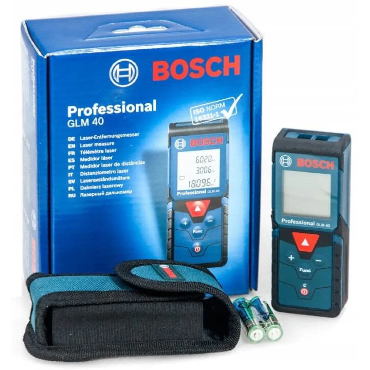 Лазерна противоударна ролетка BOSCH GLM 40 0601072900 Лазерна противоударна ролетка BOSCH GLM 40 0601072900