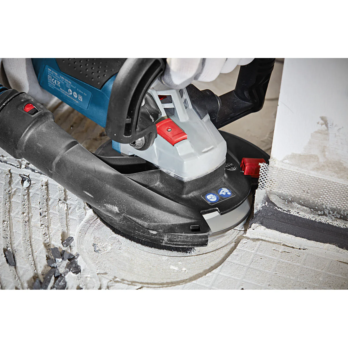Машина за шлайфане на бетон Bosch GBR 15 CAG в L-BOXX 0601776001
