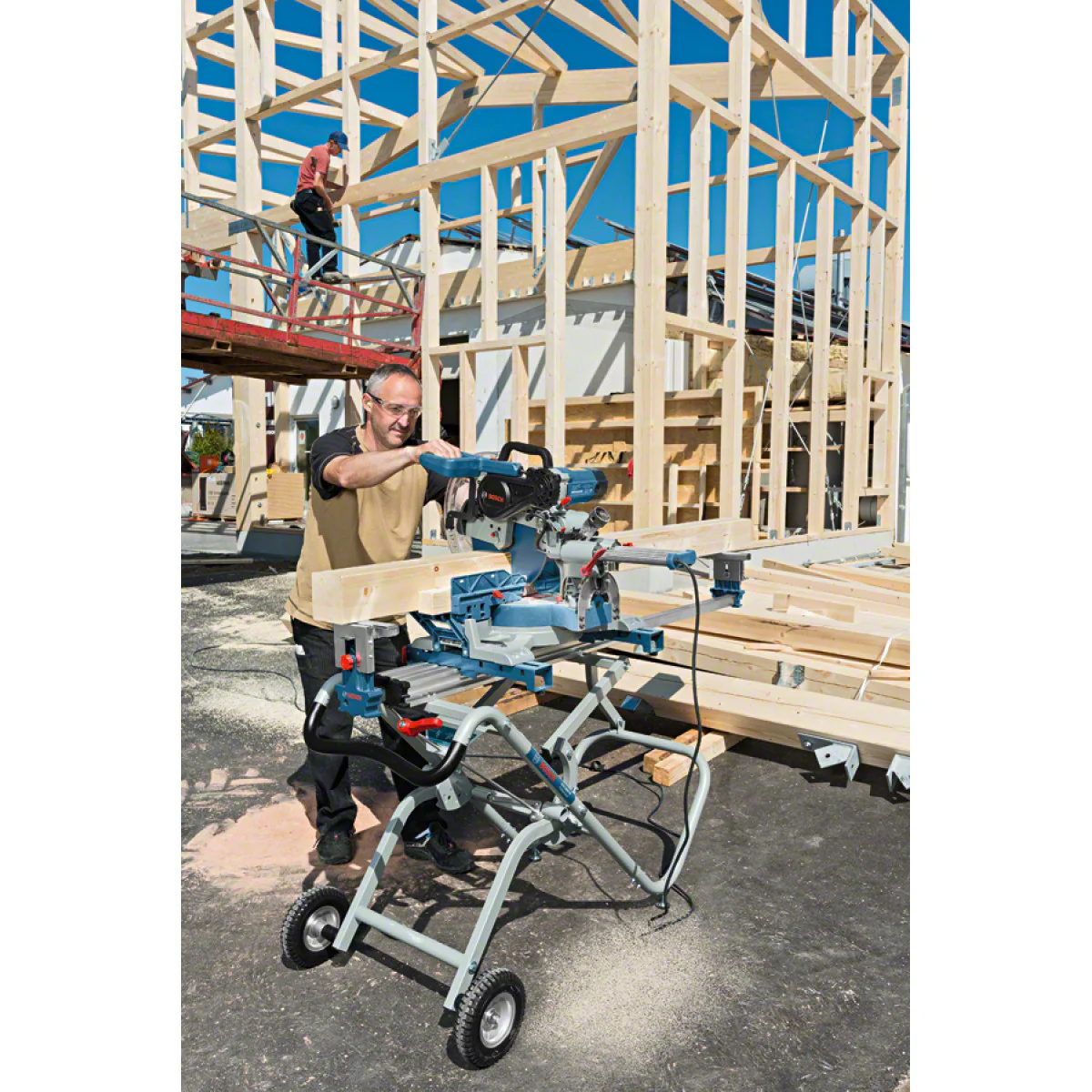 Настолен циркуляр за дърво Bosch GCM 12 SDE 0601B23100