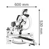Настолен циркуляр за дърво Bosch GCM 12 SDE 0601B23100
