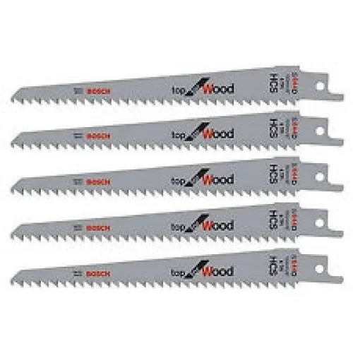 Нож за саблен трион Bosch S 644 D - 5бр. За дърво