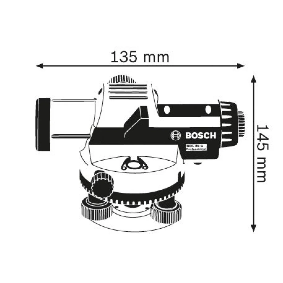 Оптичен нивелиращ уред Bosch GOL 26 G +BT 160 + GR 500 0601068003