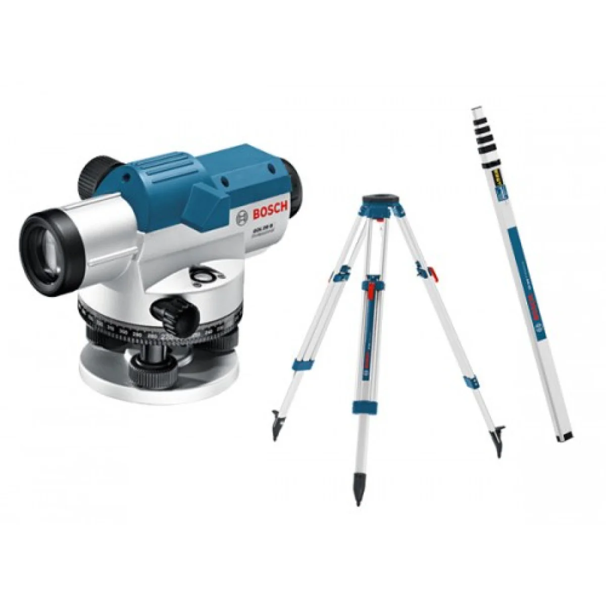 Оптичен нивелиращ уред Bosch GOL 26 G +BT 160 + GR 500 0601068003