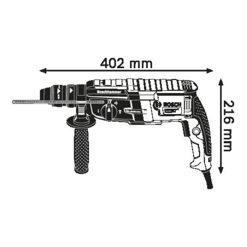 Перфоратор със SDS plus BOSCH GBH 2-28 F