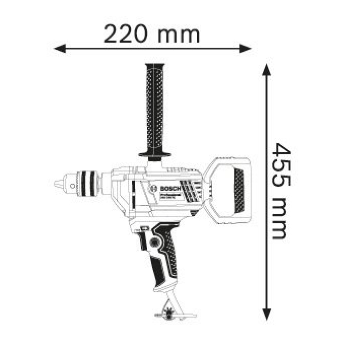 Бормашина Bosch GBM 1600 RE