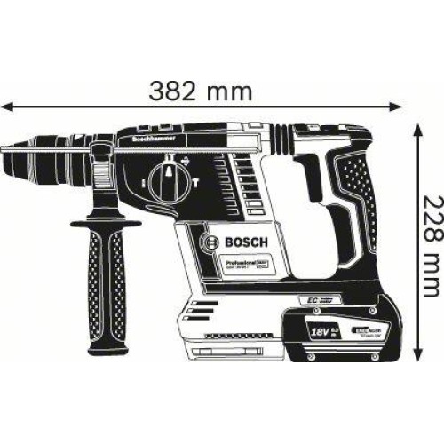 Акумулаторен перфоратор Bosch GBH 18V-26 F Solo