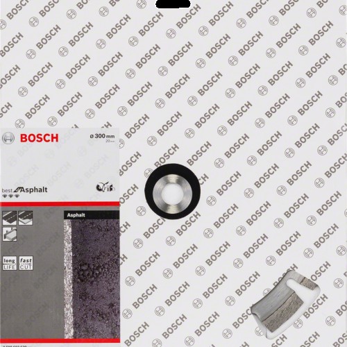 Диск диамантен за сухо рязане  ф 300 x 20 x 3,2 x 12 мм , Bosch Best  for Asphalt