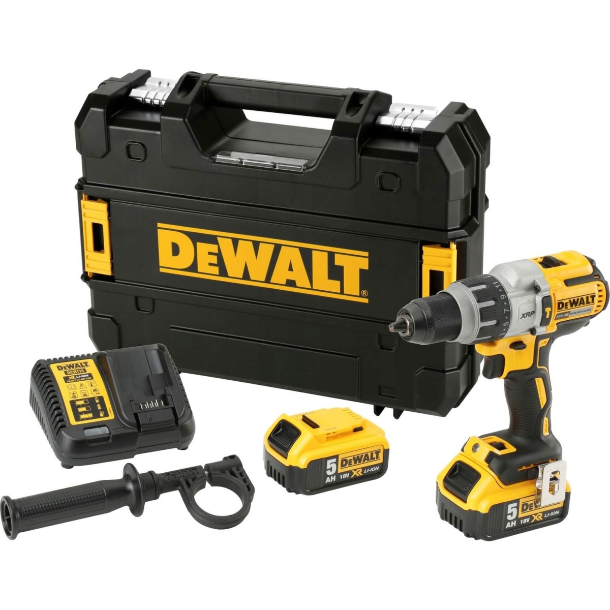 Акумулаторна ударна бормашина-винтоверт Dewalt DCD996P2 2бр18 V, 5 Ah, 95 Nm