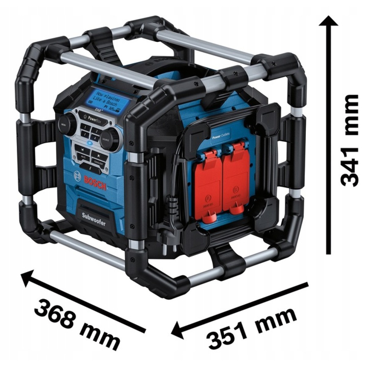 Радиоприемник Bosch GPB 18V-5 C, FM, Bluetooth -18V