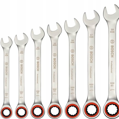 Гаечни ключове с двойна тресчотка Bosch Ratchet Spanner Set 10 части