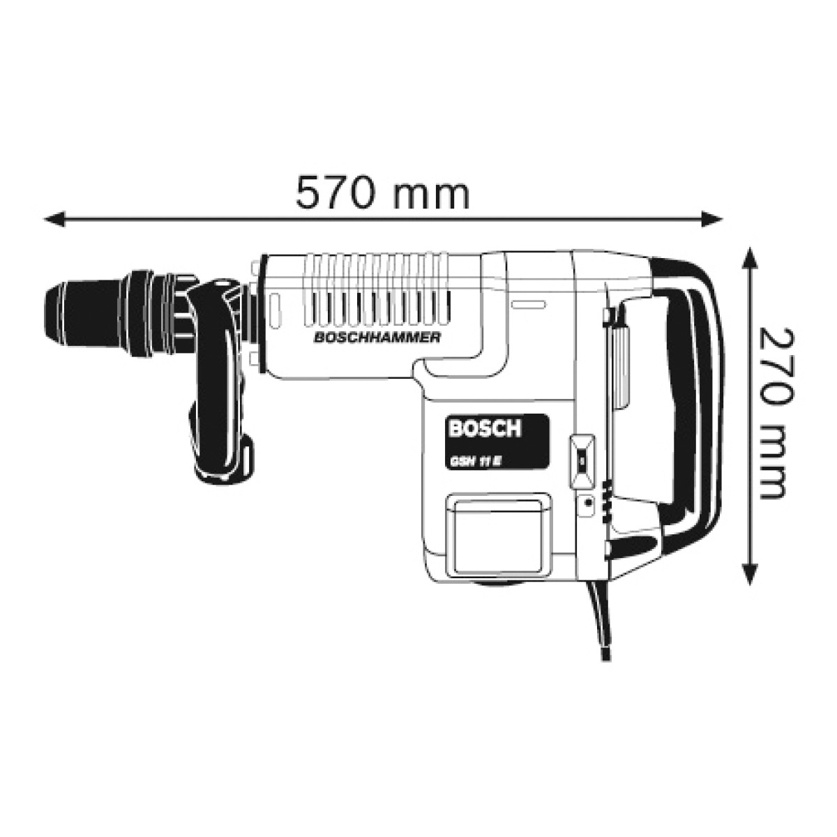 Къртач BOSCH GSH 11 E