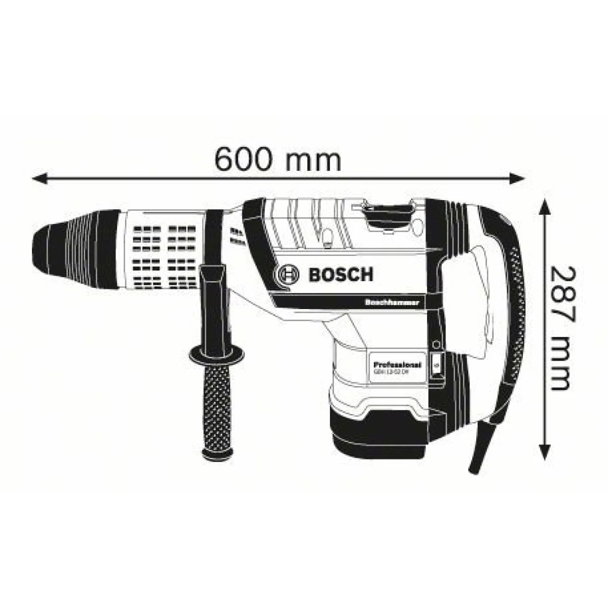 Перфоратор Bosch GBH 12-52 DV 0611266000