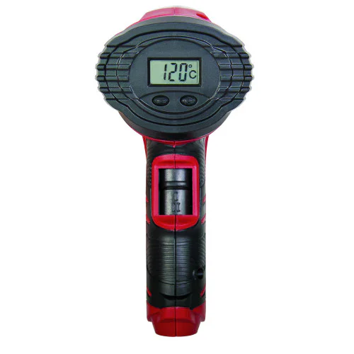 Пистолет за горещ въздух 2000W 3степ. LCD display + аксесоари в куфар RD-HG23