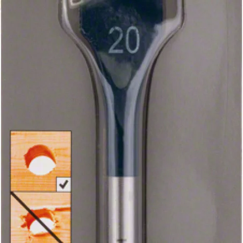 Плоско фрезово свредло Self Cut Speed, шестостен  20 x 152 mm  Bosch