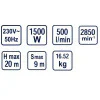 Помпа водна 1500W 2 max 500L/min Райдер RD-2DK20 070105