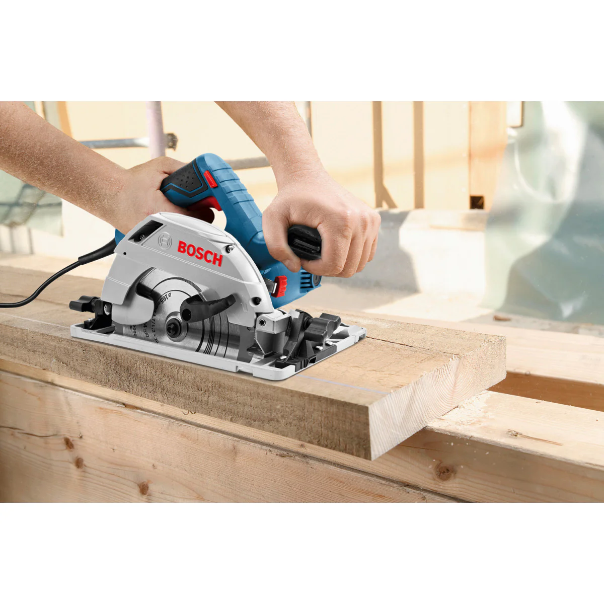 Ръчен циркуляр  GKS 55+ GCE Bosch Ø 165 mm 0601682100