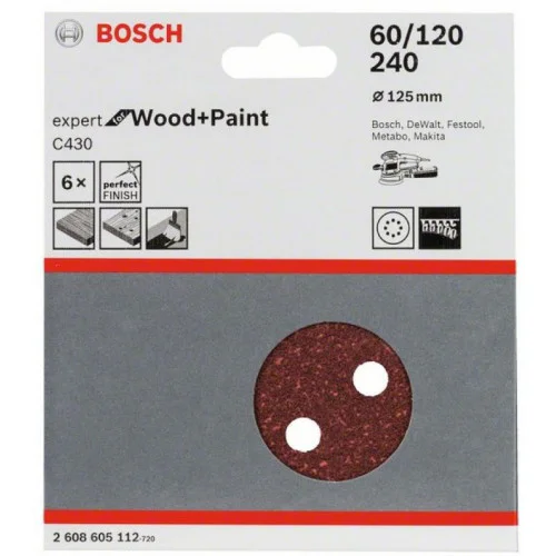 Шкурка C430, опаковка 6 бр. , Bosch