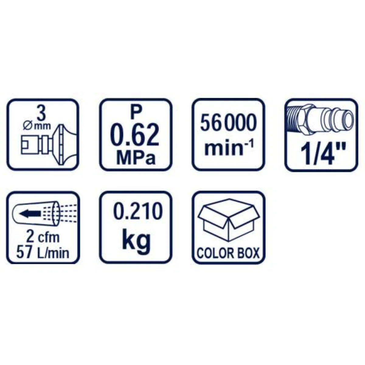 Шлифовалка пневматична микро RD-AMG01 089920 Шлифовалка пневматична микро RD-AMG01 089920