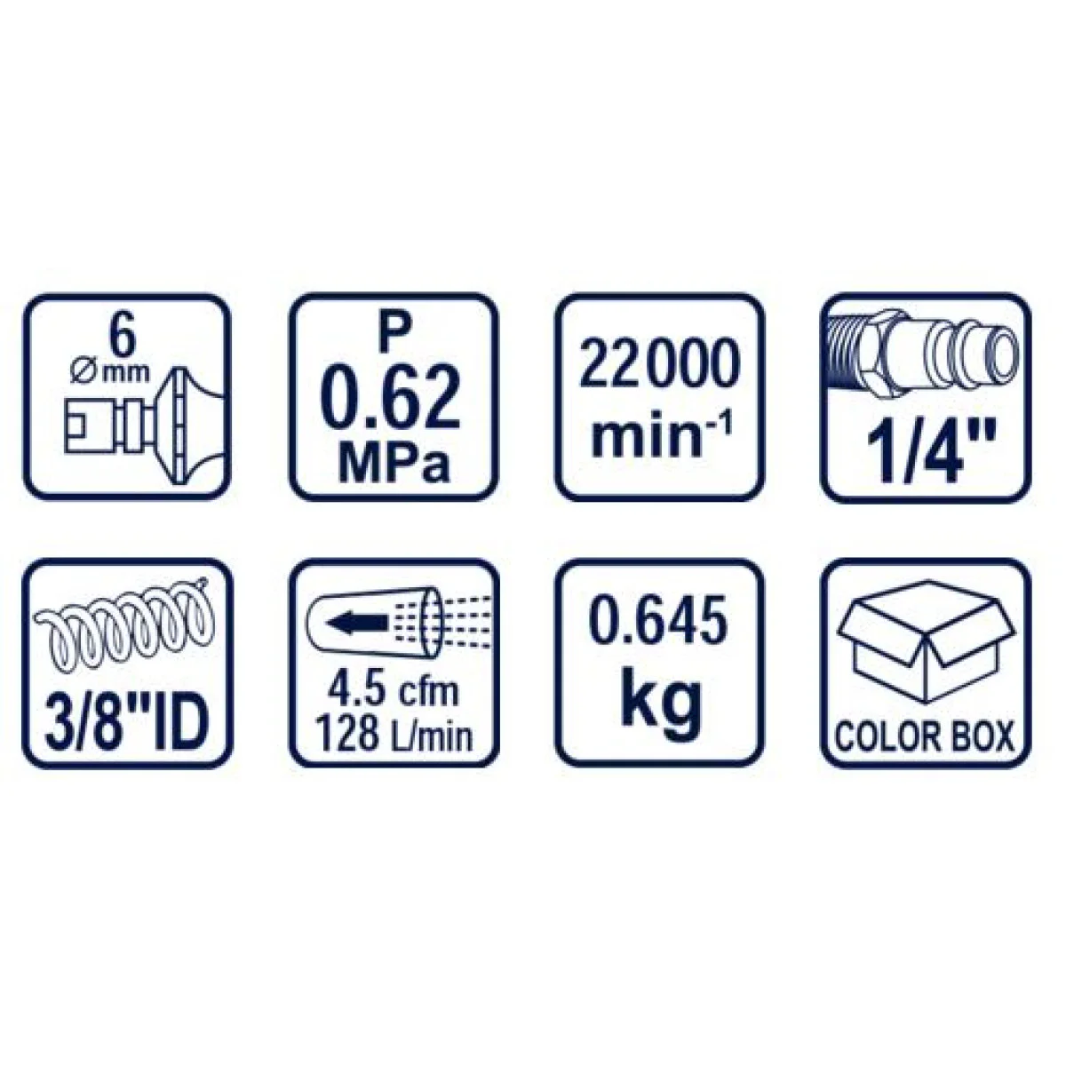 Шлифовалка пневматична права RD-ADG01 081102