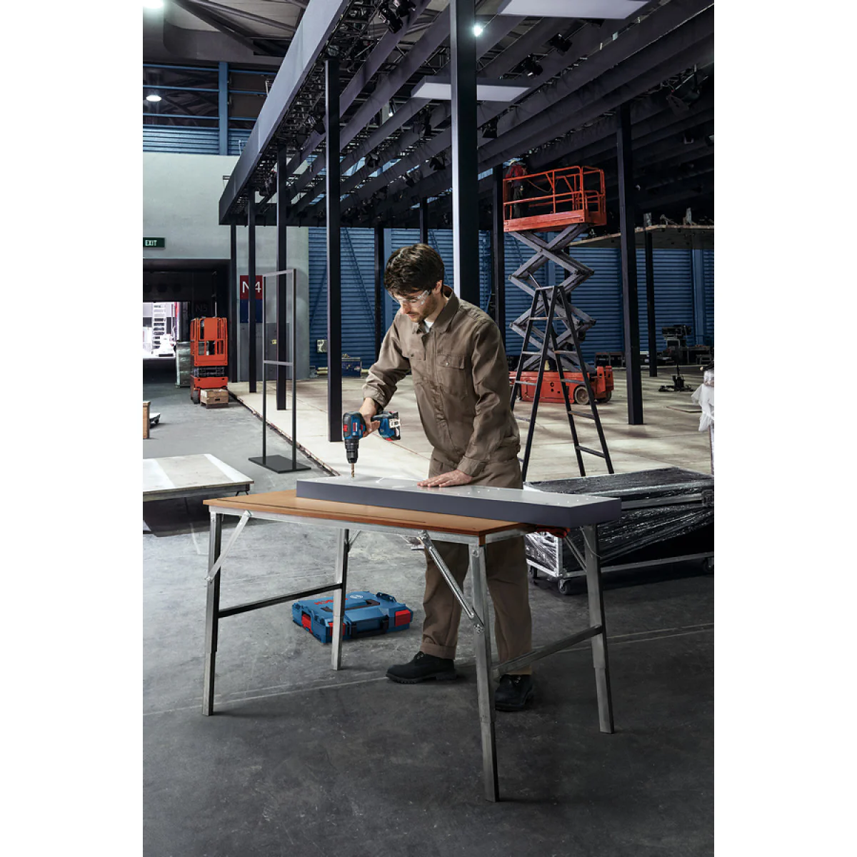 Винтоверт Bosch GSB 18V-50 ударен 2х2Ah 18V 06019H5100