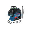 Линеен лазер Bosch GLL 3-80 G 0601063Y00 Линеен лазер Bosch GLL 3-80 G 0601063Y00