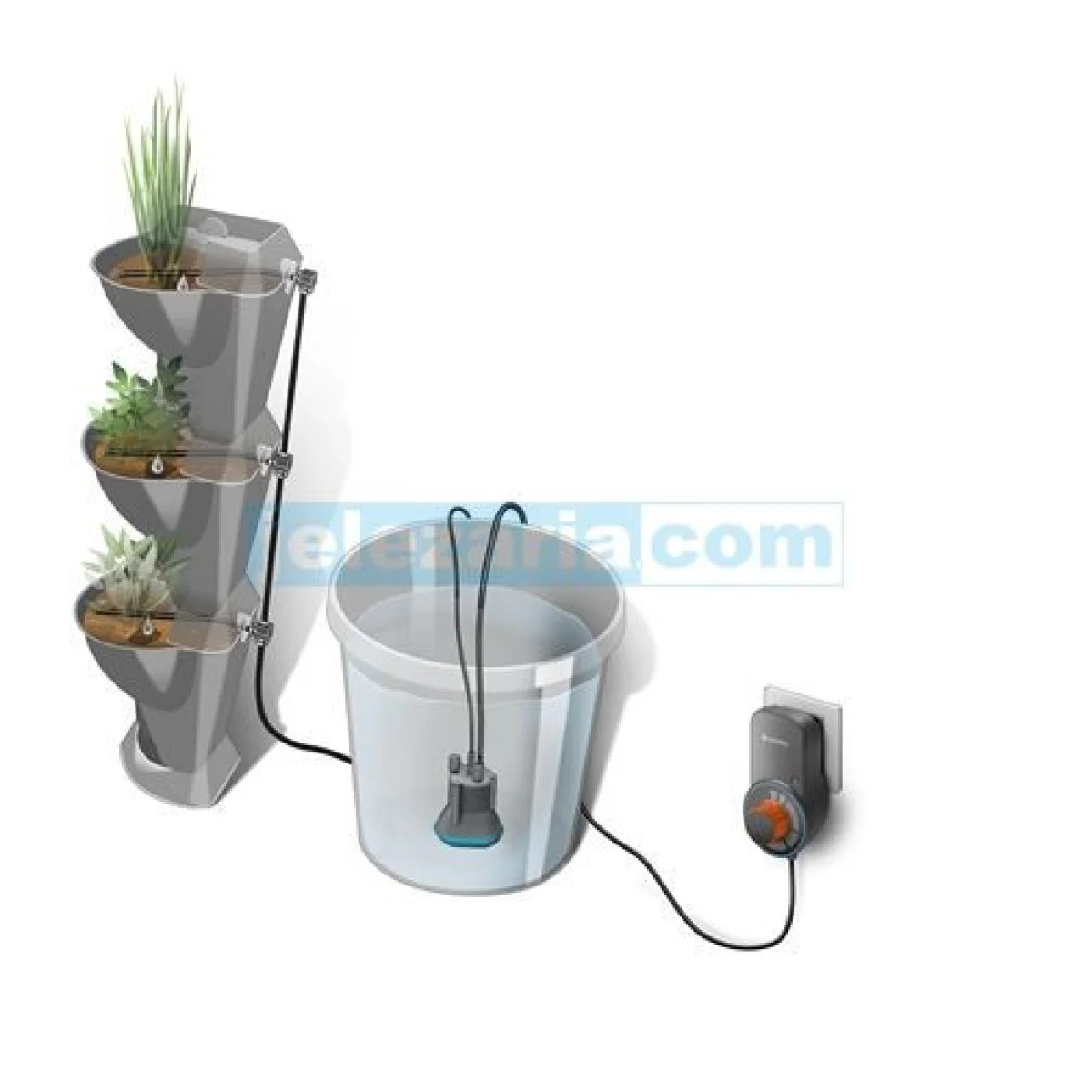 Комплект микрокапково напояване - помпа с таймер GARDENA Micro-Drip-System NatureUp 13158-20
