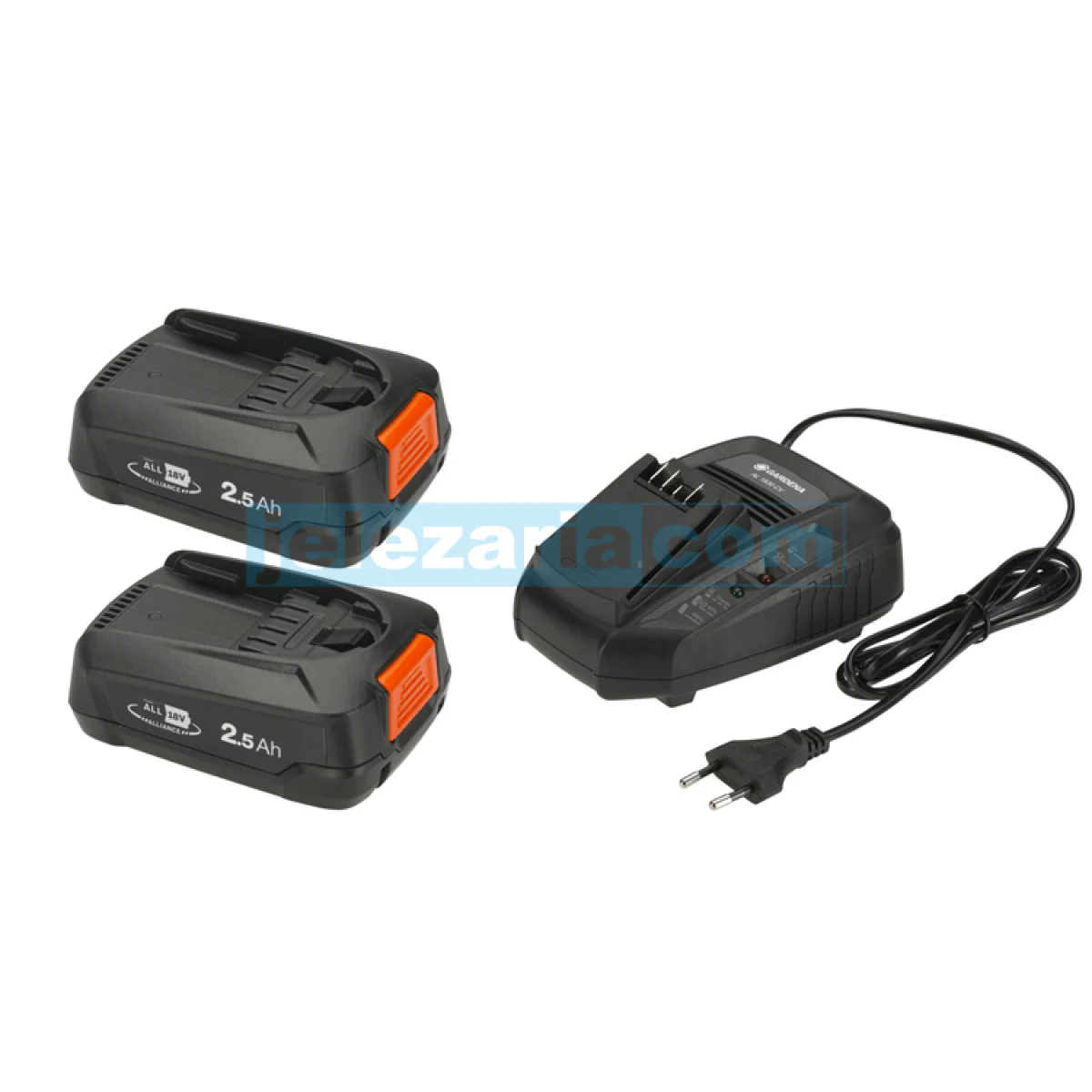 Комплект батерия и зарядно GARDENA P4A 2 x PBA 18V / 45 + AL 1830 CV 14907-20 Комплект батерия и зарядно GARDENA P4A 2 x PBA 18V / 45 + AL 1830 CV 14907-20