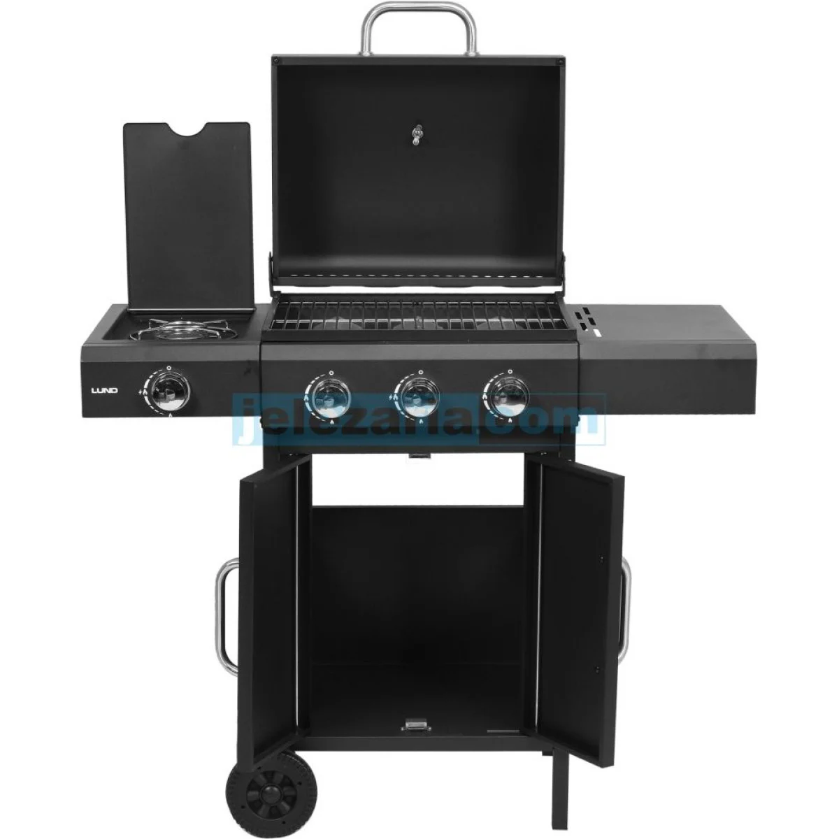 Газово барбекю 3+1, 11.6 kW, LUND 99646 Газово барбекю 3+1, 11.6 kW, LUND 99646