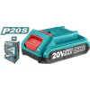 Акумулаторна батерия TOTAL Industrial, Li-Ion, 20 V, 2.0 Ah TFBLI2001