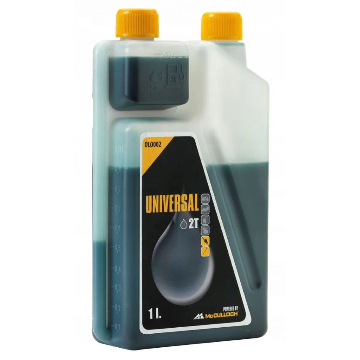 Двутактово масло 1.0л McCulloch Universal Low Smoke 577616402