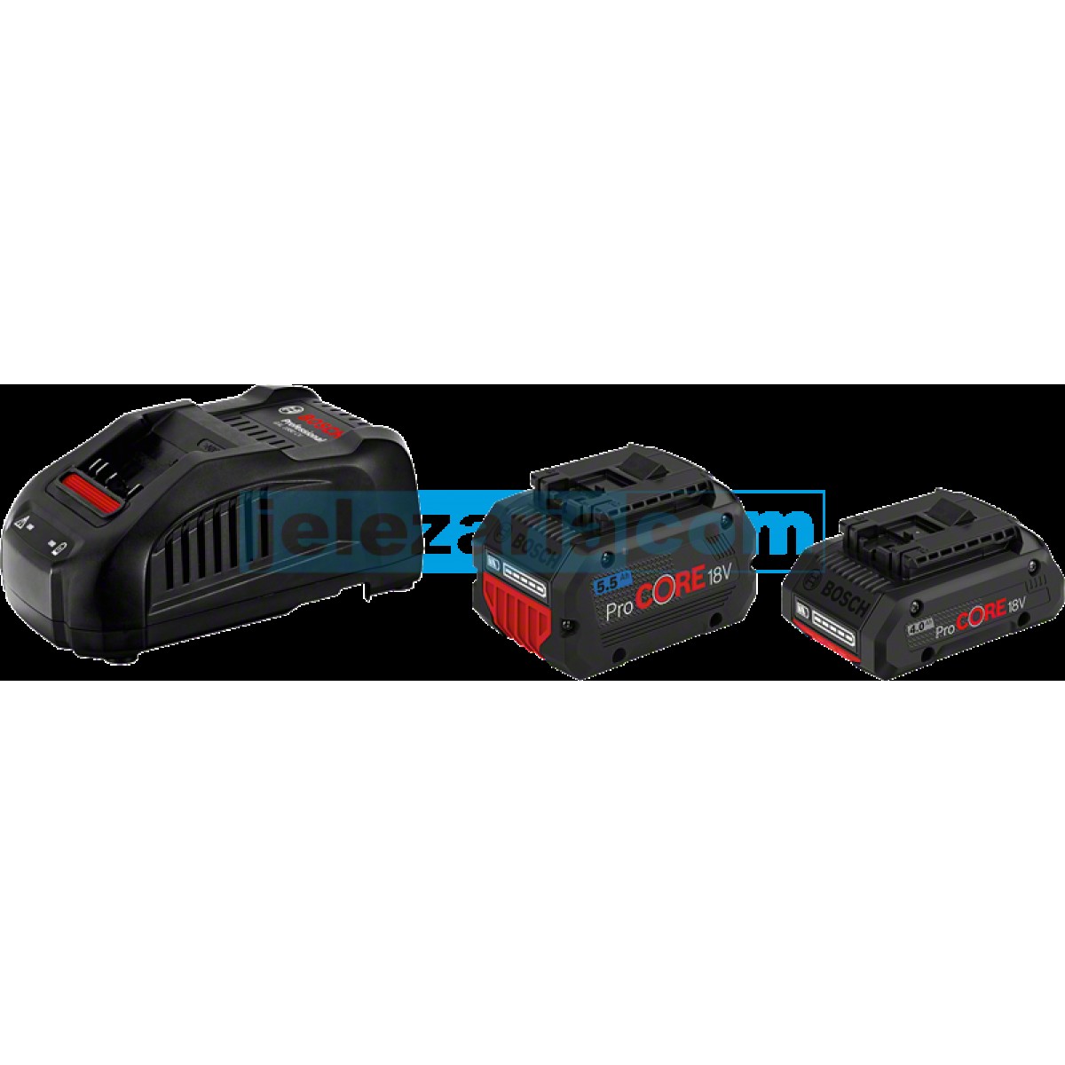 Стартов комплект Bosch 1батерия ProCORE18V 4.0Ah + 1 бр ProCORE18V 5.5Ah + зарядно GAL 1880 CV