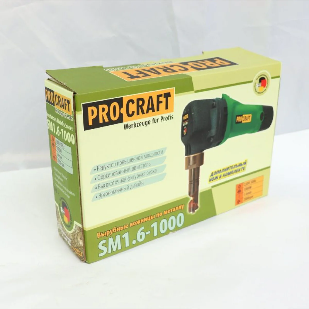 Електрическа ножица за рязане на метал PROCRAFT SM1.6 SM1.6