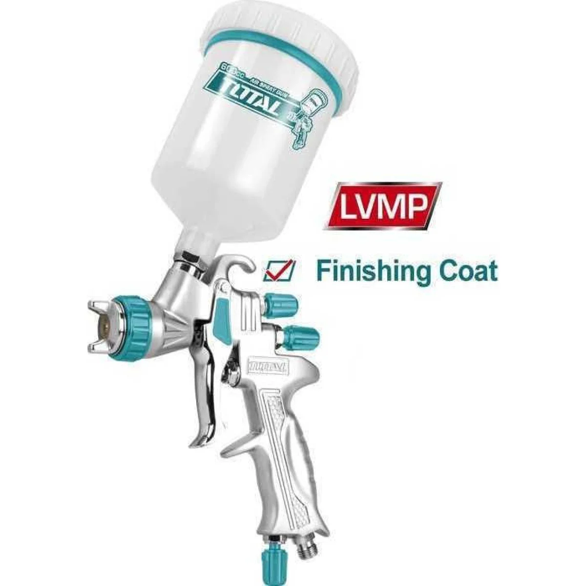 Пистолет за боядисване TOTAL Ind, LVMP, 1000 ml TAT10605