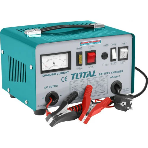 Зарядно за акумулатор TOTAL, 12V / 24V - 28 / 180 Ah - 9A / 4A