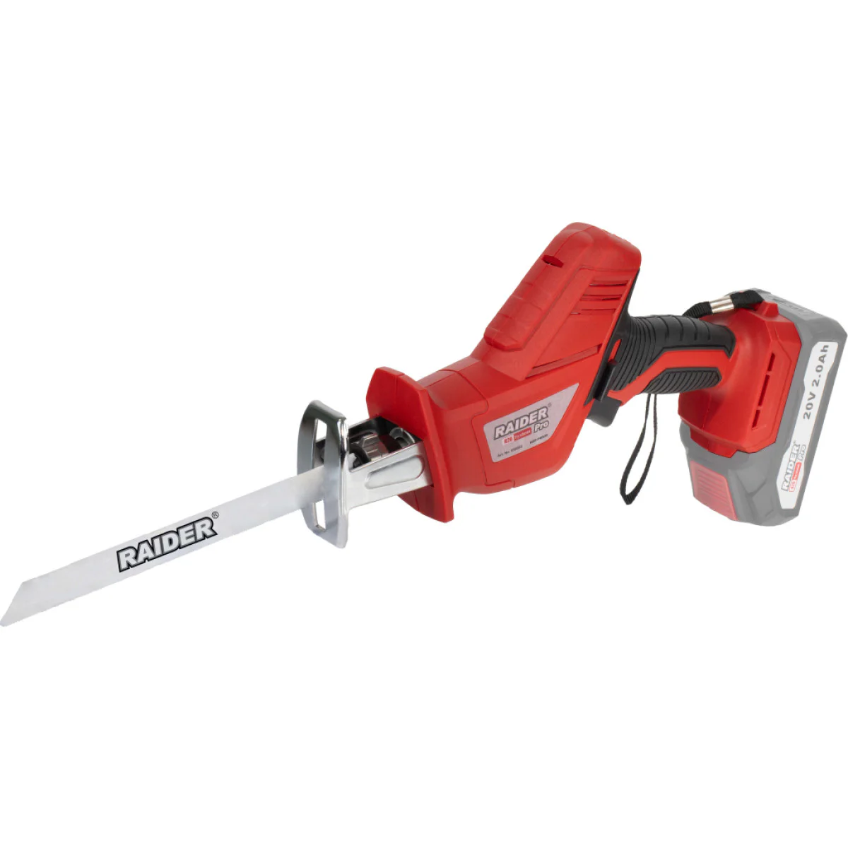 Акумулаторен саблен трион Raider RDP-PRS20 Solo, 20 мм, R20, 20 V, без батерия и зарядно 050205