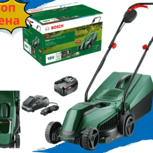 Акумулаторна косачка Bosch EasyMower 18V-32-200 1 x батерия PBA 18V 4.0Ah  Акумулаторна косачка Bosch EasyMower 18V-32-200 1 x батерия PBA 18V 4.0Ah