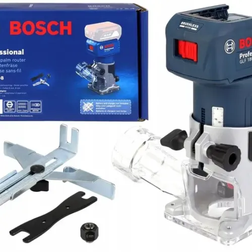 Оберфреза Bosch GLF 18V-8, цанга ¼", 6, 8 мм, Оберфреза Bosch GLF 18V-8, цанга ¼", 6, 8 мм,