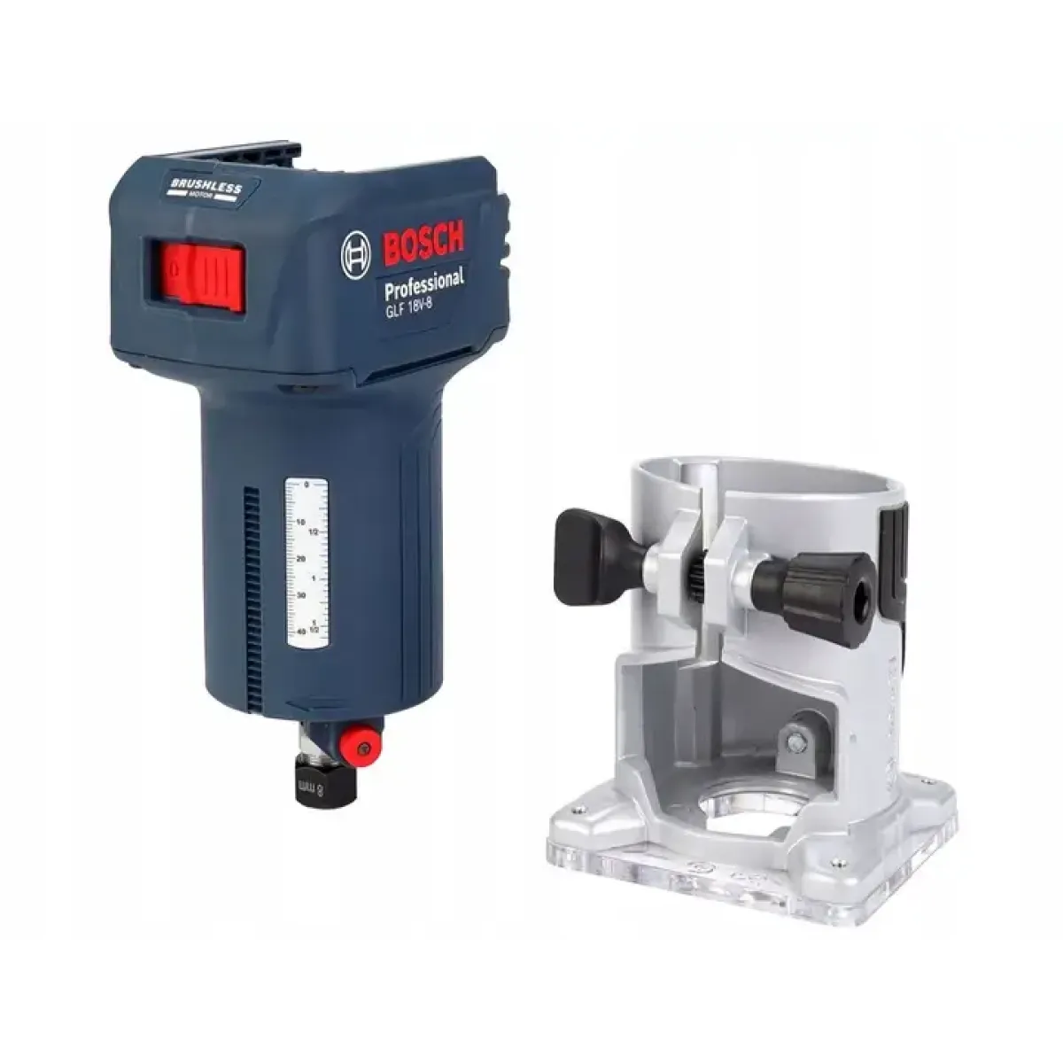 Оберфреза Bosch GLF 18V-8, цанга ¼, 6, 8 мм, 06016C6020 Оберфреза Bosch GLF 18V-8, цанга ¼, 6, 8 мм, 06016C6020