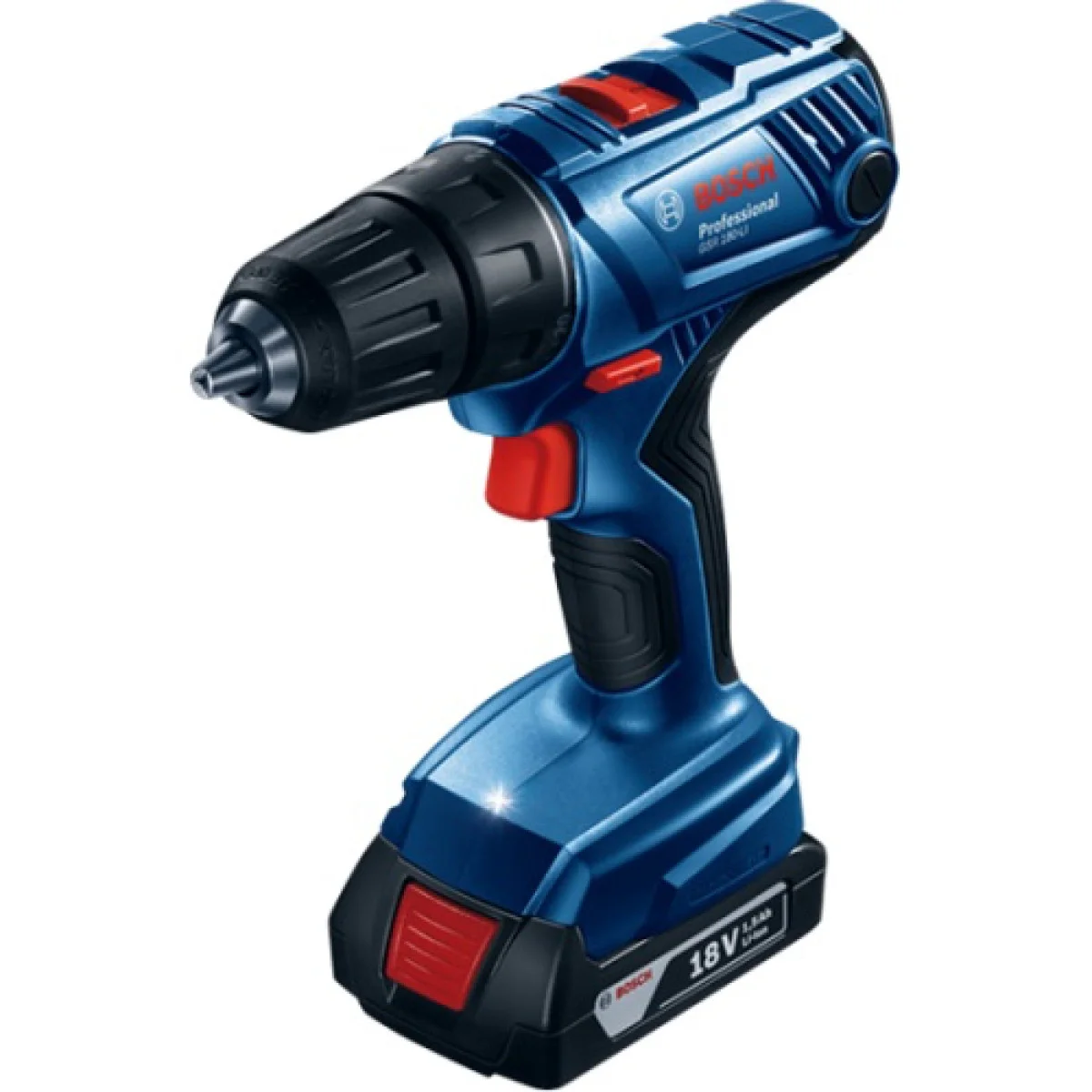 Акумулаторен ударен винтоверт Bosch GSB 180-LI 2 бр. батерии 18V 2Ah 06019F8307