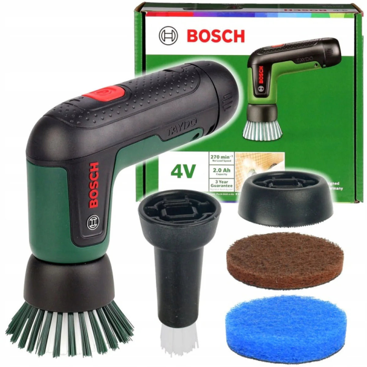 Акумулаторна полираща четка Bosch TAYDO, 3.6 V, 1.5 Ah 06033E0100