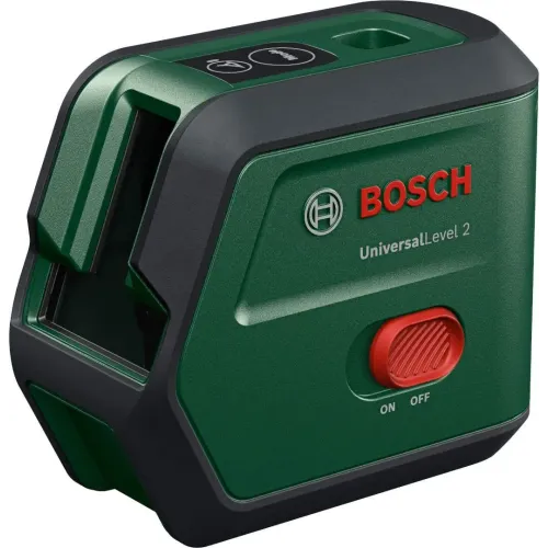 Лазерен нивелир с кръстосани линии Bosch UniversalLevel 2