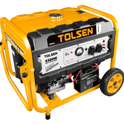 Бензинов генератор Tolsen 5.5kW, AVR, електрически старт