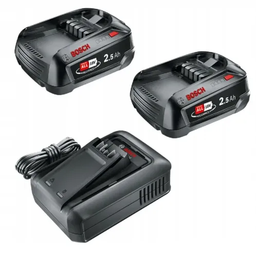 Стартов комплект Bosch 2 батерии 18 V, 2,5 Ah + зарядно AL 18V-44
