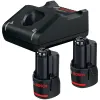 Стартов комплект 2 батерии Bosch GBA 12V 3.0Ah + зарядно GAL 12V-40